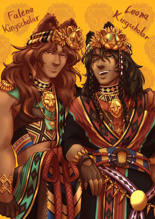 Leona and Falena Kingscholar